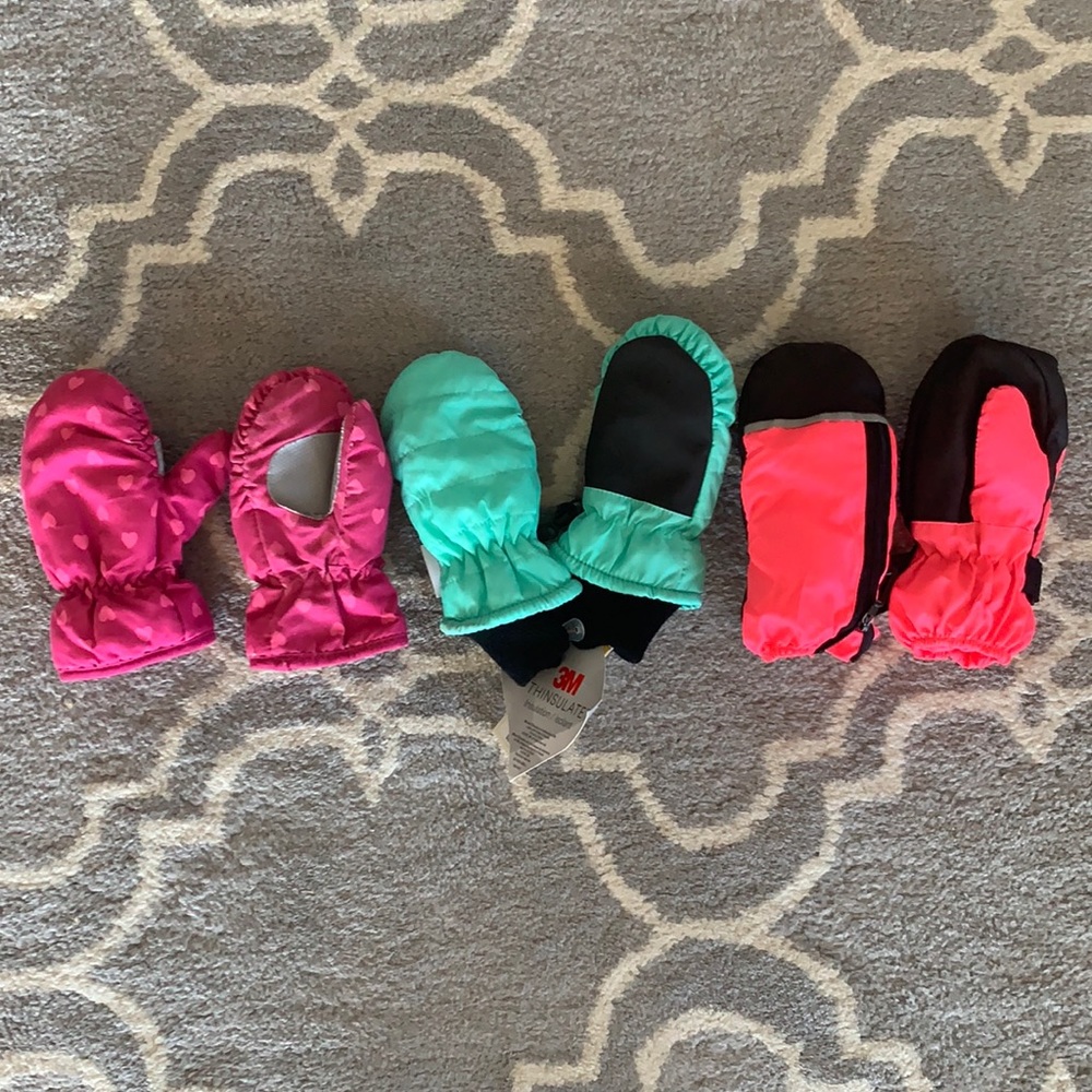 Kids Snow Mittens 2T